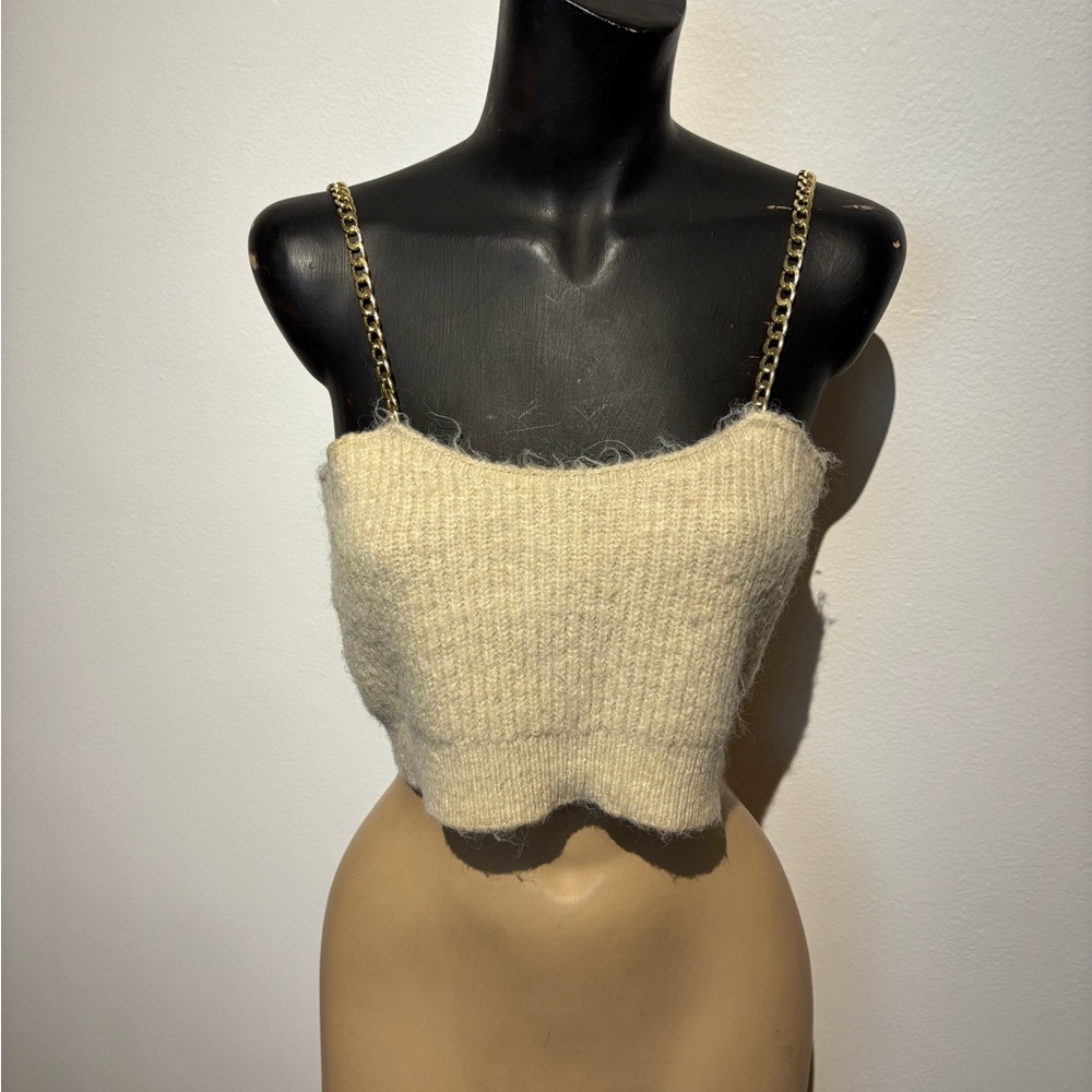 Mango Cream Fitted Crop